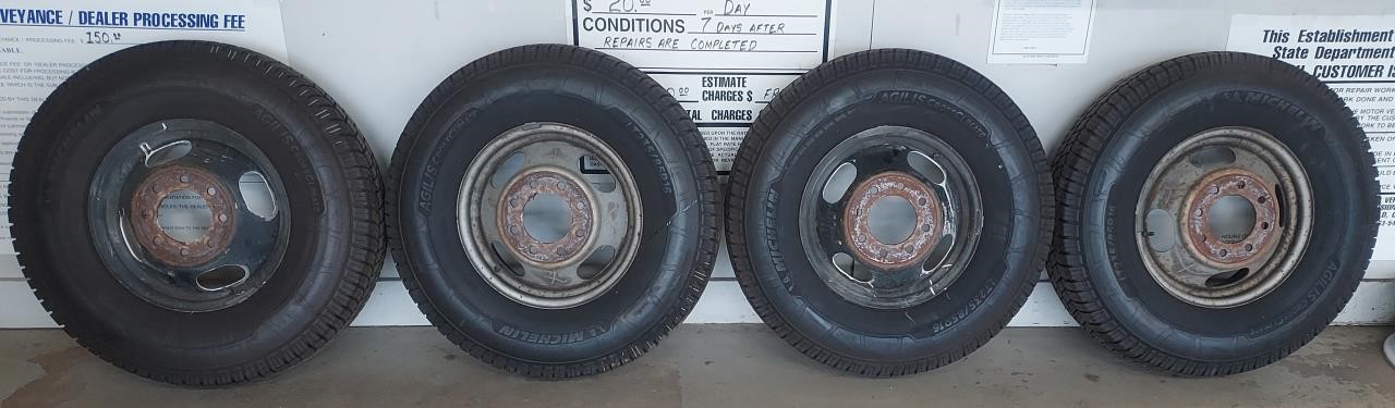 SET 4 235-85-16 MICHELIN NICE Tires